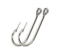 fishing hooks 10 Pieces Stainless Steel Fishing Hooks Saltwater Fishhooks Catfish Sea Fishing Hooks Size #6 -#12 Tackle Equipment angling hooks(11#)