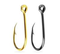 Fishing Hooks 100pcs Alloy Fishing Hooks Design Strong Sharp Fishhook with Barbs Suitable for Freshwater/Seawater Fishing Hook