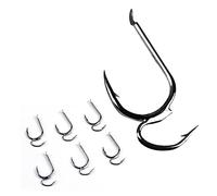 Fishing Hooks 10pcs/lot Carbon Steel Fishing Hook Carp Double Hook Sharp Goods for Fishing Fishing Hook(5)