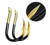 fishing hooks 20 pcs Tungsten Alloy Fishing Hook Single Fishhook Fishing Accessories Supplies Lures Carp Fishing Tackle Barbed Colored angling hooks(1)