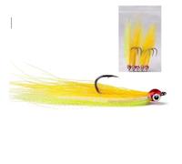 fishing hooks 5 Pcs bag High Carbon Steel Feather Bionic Lure Hook Barbed Fishhook Fishing Gear Accessories Outdoor Fishing Hook angling hooks(Yellow)