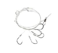 Fishing Hooks 5 Pcs Carbon Steel Rigs Swivel Fishing Tackle Lures Baits Holder String with 5 Hooks Fishing Hooks Set Fishing Hook(12#)