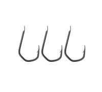 fishing hooks 50 PCS Carp Fishing Hooks Barbed PTFE Coated High Carbon Steel Fishing Terminal Tackle angling hooks(6#)