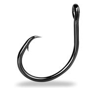 Fishing Hooks Fish Trip Circle Hooks 3X Strong Saltwater Fishing Hook Live Bait for Catfish, Tarpon, for Marlin & Deep-dropping for Swordfish Fishing Hook(Size2-0)