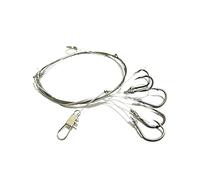 Fishing Hooks High Carbon Steel String Hook 5 Small Hook Drilling Rig Rotation Fishing Fishing Equipment Bait Lure Fish Eagle Hovel Fishing Tool Kit Fishing Supplies (Size : 6#)