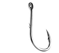 Fishing Hooks Set, 200pcs High Carbon Steel Barbed Single Circle Hooks for Sea Worm Carp Fly Tackle Accessories