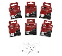 Fishing Hooks to Nylon x 60 With Loops Barbless Coarse Match Carp 10 Each Size