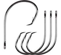 Fishing Hooks Ultra Point Circle Hooks,50PCS High Carbon Steel Offset Inline Octopus Sharp Hooks Live Bait Hooks Saltwater Fishing Acessories Hook Size 1/0~9/0 (5/0-50pcs)