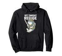 Fishing Humor Marine Life Sea Creature Cartoon Fish Funny Pullover Hoodie