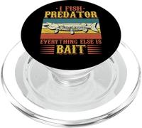 Fishing I Fish Predator Everything Else Is Bait Quote Fisher PopSockets PopGrip for MagSafe