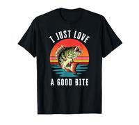 Fishing I Love A Good Bite Fisher Fisherman Fish T-Shirt