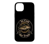 Fishing In Cod We Trust Vintage Angler Badge Gift Case for iPhone 14 Plus
