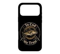 Fishing In Cod We Trust Vintage Angler Badge Gift Case for iPhone 17 Pro Max