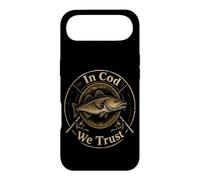 Fishing In Cod We Trust Vintage Angler Badge Gift Case for iPhone Air