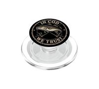 Fishing In Cod We Trust Vintage Angler Badge Gift PopSockets PopGrip for MagSafe