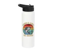 Fishing is Always The Answer Outdoors Life Stainless Steel Insulated Water Bottle