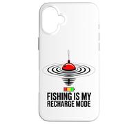 Fishing Is My Recharge Mode Relaxing Angler Case for iPhone 16 Plus