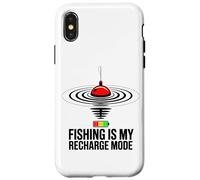 Fishing Is My Recharge Mode Relaxing Angler Case for iPhone X/XS