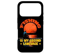 FISHING IS MY SECOND LANGUAGE Case for iPhone 17 Pro
