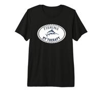 Fishing is My Therapy Fishermen Swordfish Premium T-Shirt
