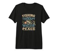 Fishing is My Therapy The Water is My Peace Premium T-Shirt