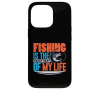 Fishing Is the Heart Beat of My Life - Fisher Mens Fishing Case for iPhone 13 Pro