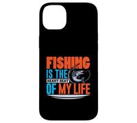 Fishing Is the Heart Beat of My Life - Fisher Mens Fishing Case for iPhone 14 Plus