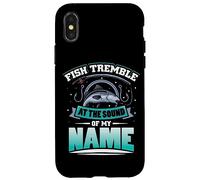 Fishing Is the Heart Beat of My Life - Fisher Mens Fishing Case for iPhone X/XS