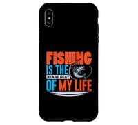 Fishing Is the Heart Beat of My Life - Fisher Mens Fishing Case for iPhone XS Max