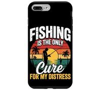 Fishing Is the Only Cure My Therapy Fisherman Stress Relief Case for iPhone 7 Plus/8 Plus