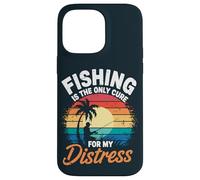 Fishing Is the Only Cure My Therapy Stress Relief Fisherman Case for iPhone 14 Pro Max