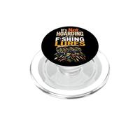 Fishing It's Not Hoarding If It's Lures Funny Angler Gift PopSockets PopGrip for MagSafe