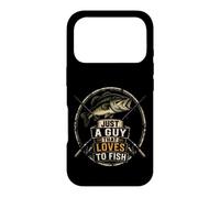 Fishing Just A Guy That Loves To Fish Bass Angler Gift Case for iPhone 17 Pro