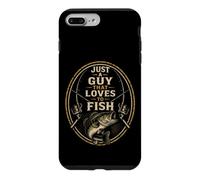 Fishing Just A Guy That Loves To Fish Bass Angler Gift Case for iPhone 7 Plus/8 Plus