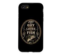 Fishing Just A Guy That Loves To Fish Bass Angler Gift Case for iPhone SE (2020) / 7/8