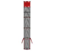 Fishing Keep Nets Quick-dry Stainless Steel Ring Fish Protection Net Anti-hang Fishing Net(35x2.0m)