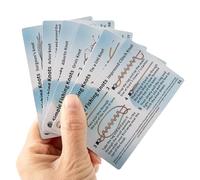 Fishing Knot Cards, Waterproof Tutorial for Rigging with Step Diagrams, Tough Material Details with Practical Instruction Function, Unique Selling Points, Rivers Streams Reservoir Multi Colour