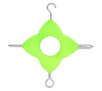 Fishing Knot Puller Stainless Steel Multifunctional Durable Fishing Knotting Tool Comfortable Handle for Anglers PP Plastic and Stainless Steel Material
