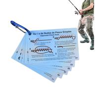 Fishing Knots Pocket Guide | Angling Tools - Fly Fishing Knot Instructions,for Anglers Fishermen Men Husbands Beginners Enthusiasts Saltwater Sea Lake River Stream Reservoir