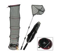 Fishing Landing Net & Keep Net Set with Bank Stick For Match, Carp, Coarse Fishing
