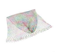 Fishing Landing Net Mesh Head 60cm Wide Nine-Wire Braid Lightweight Replaceable Net for Pond River Sea Fishing Gear(diameter 60cm)