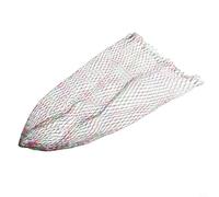 Fishing Landing Net Mesh Head 60cm Wide Nine-Wire Braid Lightweight Replaceable Net for Pond River Sea Fishing Gear(diameter 50cm)