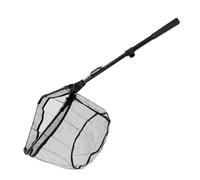 Fishing Landing Net - Telescopic Handle Fish Net For Fishing, Foldable Rubber Dip Nets Trap Tool For Trout Bass Salmon Carp Catfish Crab Shrimp Minnow Lobster Bait, Portable Catcher For Adult Outdoor