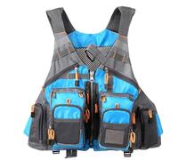 Fishing Life Jacket for Adults - High Buoyancy Swim Vest with Adjustable Fit, Breathable Design, Lightweight Buoyancy Aid for Kayaking, Paddle Sports, Sailing, Fishing(Blue)