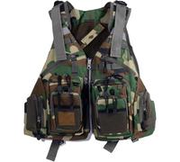 Fishing Life Vest, Outdoor Zip Jacket with Adjustable Belt and Multi Pocket Design for Fishing Accessories