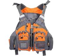 Fishing Life Vest, Outdoor Zip Jacket with Adjustable Belt and Multi Pocket Design for Fishing Accessories