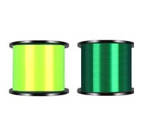 Fishing Line 1000m Monofilament Nylon Fishing Line 2 Packs Invisible Main Line Saltwater Fishing Accessories(Yellow Green,0.148mm-0.8)