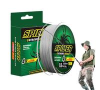 Fishing Line - 328FT 6LB Test PE Braid, Saltwater Abrasion Resistant, Smooth Casting Superline, Zero Stretch, High Sensitivity Wire | Strong Freshwater Carp Fishing Tackle Gear