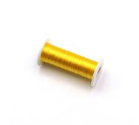 Fishing Line 50 Metres Fishing Rod Building Threading Line Winding Guide Wrapping Thread Braided Wire Polyester Line(Yellow)