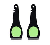 Fishing Line Cutter, 2Pack Rustproof Clipper Nipper Portable Fish Line Clipper, Stainless Steel Fish Line Clipper, Line Cutter Clipper Nipper Tackle For Fishing Fly Carp Coarse (Light Green)